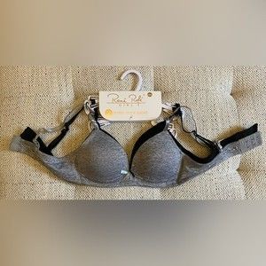 NEW Wire free Bra Set of 2 for Girls size 30A Black and Gray